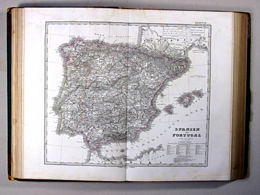 Stielers Hand-Atlas, 1874
13a. Spanien und Portugal