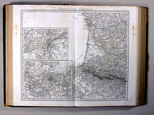 Stielers Hand-Atlas, 1874
14d. Südwestliches Frankreich