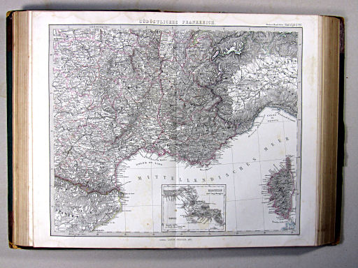 Stielers Hand-Atlas, 1874
14e. Südöstliches Frankreich