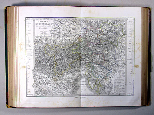 Stielers Hand-Atlas, 1874
25. Süd-Östliches Deutschland nebst einem Theile des nördlichen Italien