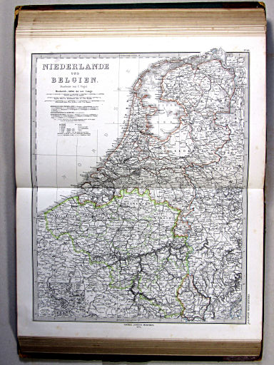 Stielers Hand-Atlas, 1874
29. Niederlande und Belgien