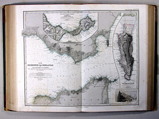 Stielers Hand-Atlas, 1874
35a. Die Meerenge von Gibraltar
