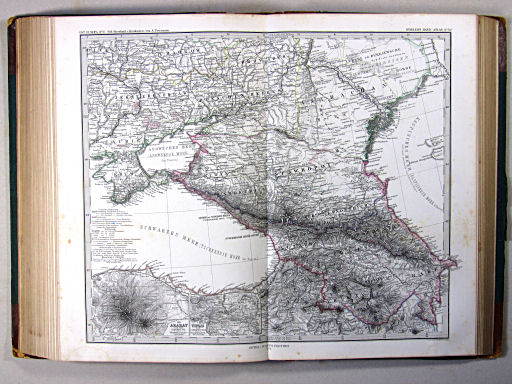 Stielers Hand-Atlas, 1874
38a. Ost-Europa, Nº 6: Süd-Russland & Kaukasien