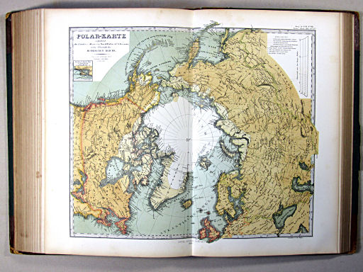 Stielers Hand-Atlas, 1874
41b. Polar-Karte