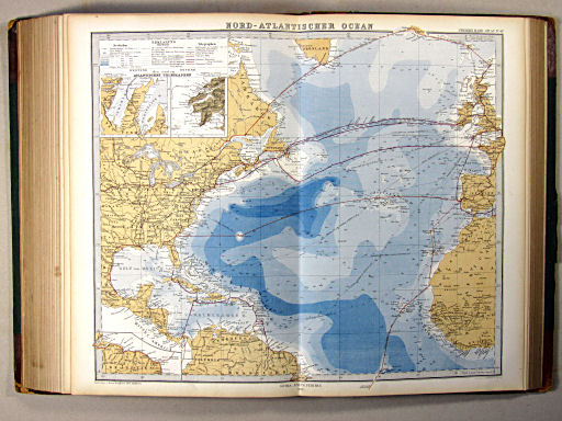 Stielers Hand-Atlas, 1874
41c. Nord-Atlantischer Ocean