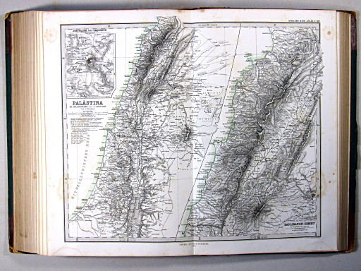 Stielers Hand-Atlas, 1874
42b. Palästina. Das Libanon-Gebiet