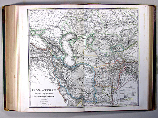 Stielers Hand-Atlas, 1874
43b. Iran und Turan oder Persien, Afghanistan, Belutschistan & Turkestan
