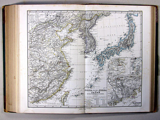 Stielers Hand-Atlas, 1874
43c. China (östl. Theil), Korea und Japan