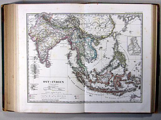 Stielers Hand-Atlas, 1874
44a. Ost-Indien