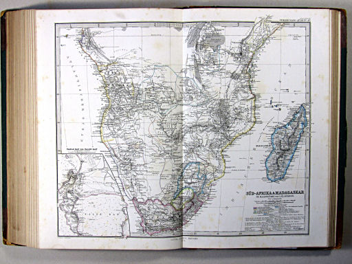 Stielers Hand-Atlas, 1874
45c. Süd-Afrika & Madagaskar