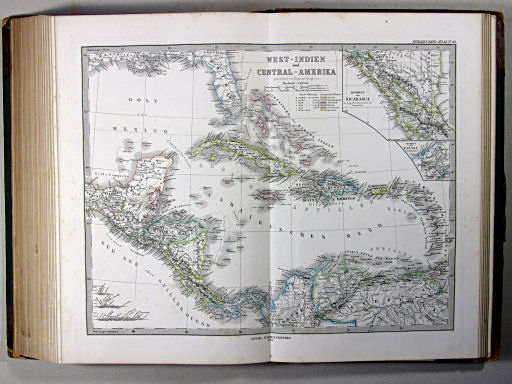 Stielers Hand-Atlas, 1874
48. West-Indien und Central-America