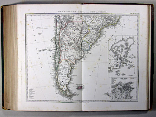 Stielers Hand-Atlas, 1874
49c. Der südliche Theil von Süd-America