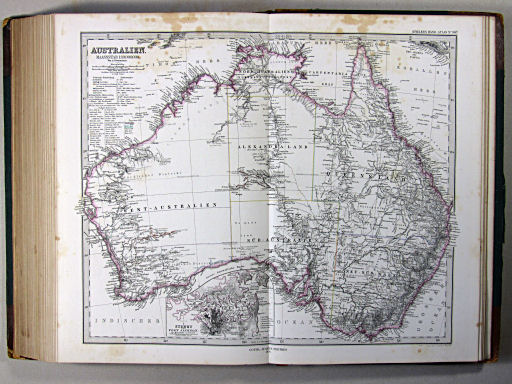 Stielers Hand-Atlas, 1874
50b. Australien