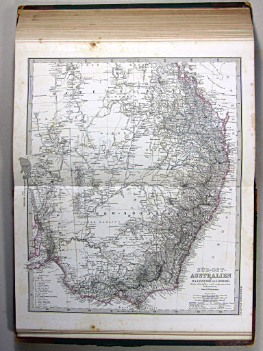 Stielers Hand-Atlas, 1874
50c. Süd-Ost-Australien