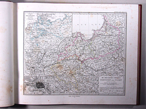 Stielers Hand-Atlas, 1875
21. Die Preussischen Provinzen Preussen und Posen