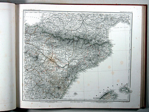 Stielers Hand-Atlas, 1875
40. Spanische Halbinsel, Blatt 2