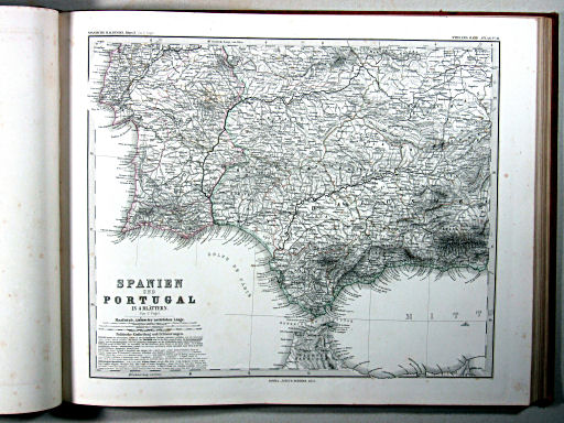 Stielers Hand-Atlas, 1875
41. Spanische Halbinsel, Blatt 3