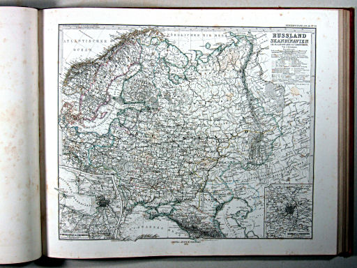 Stielers Hand-Atlas, 1875
49. Russland und Skandinavien