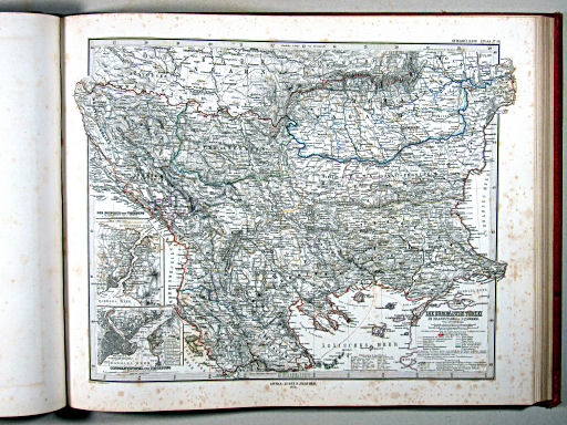 Stielers Hand-Atlas, 1875
56. Die Europäische Türkei