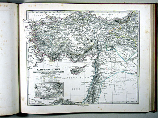 Stielers Hand-Atlas, 1875
60. Klein-Asien & Syrien nebst den westlichen Theilen von Armenien, Kurdistan & Mesopotamien