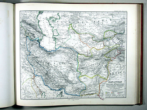 Stielers Hand-Atlas, 1875
62. Iran & Turan oder: Persien, Afghanistan, Balutschistan, Turkestan
