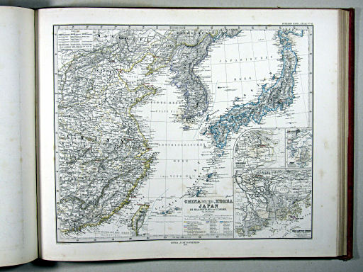 Stielers Hand-Atlas, 1875
65. China (östl. Theil), Korea und Japan