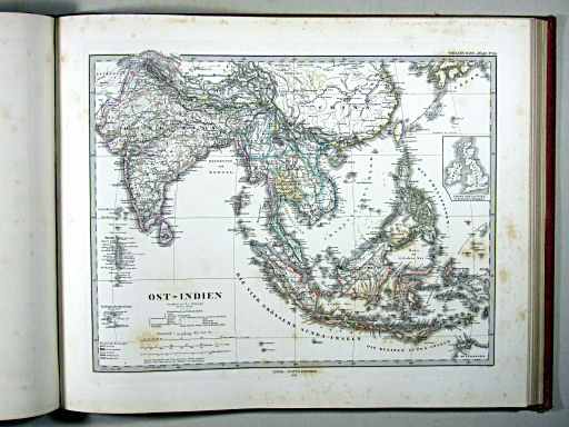 Stielers Hand-Atlas, 1875
66. Ost-Indien