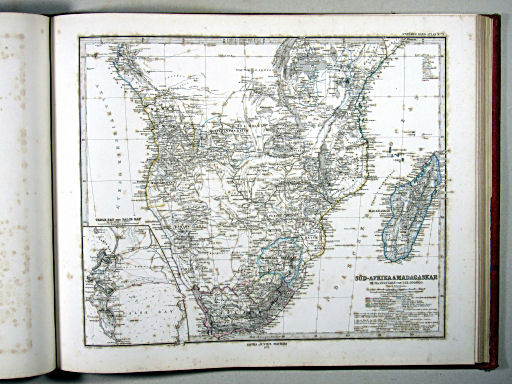 Stielers Hand-Atlas, 1875
71. Süd-Afrika & Madagaskar