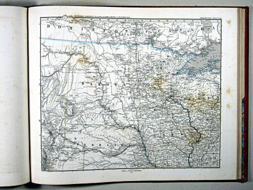 Stielers Hand-Atlas, 1875
82. Vereinigte Staaten von Nord-Amerika in 6 Blättern. Bl. 2
