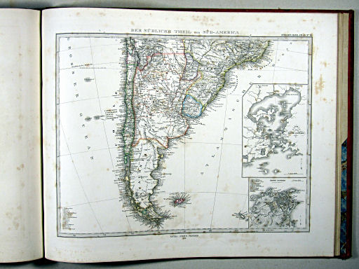 Stielers Hand-Atlas, 1875
90. Der südliche Theil von Süd-America