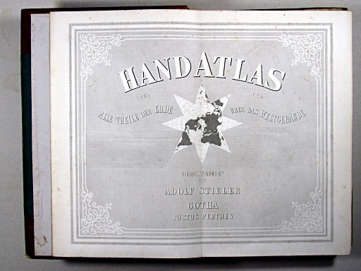 Stielers Hand-Atlas, 1875
Titelblatt
