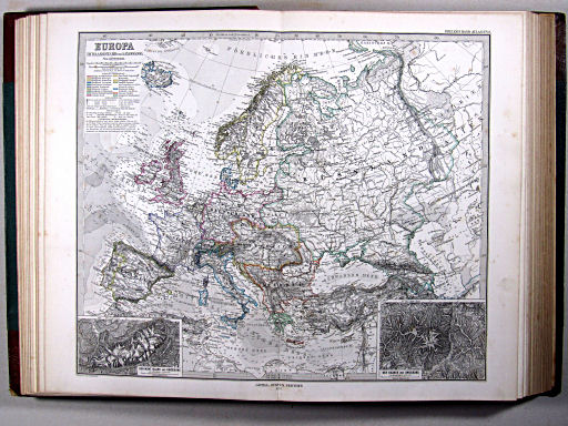 Stielers Hand-Atlas, 1875 ('oude' versie / 'old' version)
12. Europa