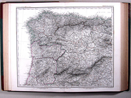Stielers Hand-Atlas, 1875 ('oude' versie / 'old' version)
13b. Spanische Halbinsel, Blatt 1