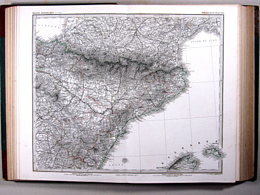 Stielers Hand-Atlas, 1875 ('oude' versie / 'old' version)
13c. Spanische Halbinsel, Blatt 2