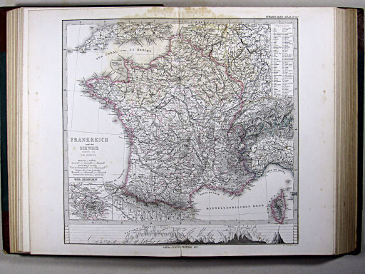 Stielers Hand-Atlas, 1875 ('oude' versie / 'old' version)
14a. Frankreich und die Schweiz