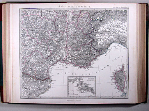 Stielers Hand-Atlas, 1875
14e. Südöstliches Frankreich