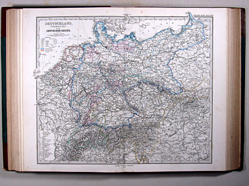 Stielers Hand-Atlas, 1875 ('oude' versie / 'old' version)
19. Deutschland, Übersicht des Deutschen Reichs
