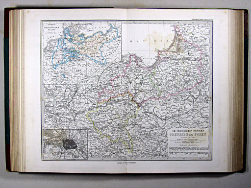 Stielers Hand-Atlas, 1875 ('oude' versie / 'old' version)
22b. Die Preussischen Provinzen Preussen und Posen