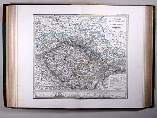 Stielers Hand-Atlas, 1875 ('oude' versie / 'old' version)
23. Östliches Deutschland oder Böhmen, Mähren und Schlesien