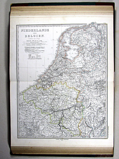 Stielers Hand-Atlas, 1875 ('oude' versie / 'old' version)
29. Niederlande und Belgien