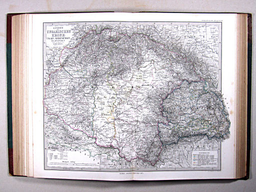 Stielers Hand-Atlas, 1875 ('oude' versie / 'old' version)
35b. Länder der Ungarischen Krone: Ungarn, Siebenbürgen, Slavonien und ein Theil von Kroatien