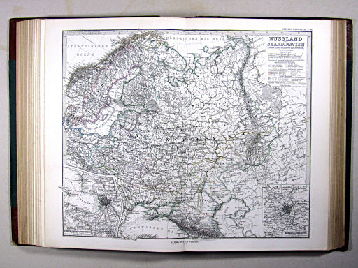 Stielers Hand-Atlas, 1875 ('oude' versie / 'old' version)
36. Russland und Skandinavien