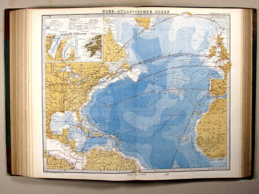 Stielers Hand-Atlas, 1875 ('oude' versie / 'old' version)
41c. Nord-Atlantischer Ocean