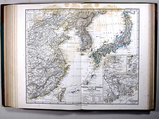 Stielers Hand-Atlas, 1875 ('oude' versie / 'old' version)
43c. China (östl. Theil), Korea und Japan