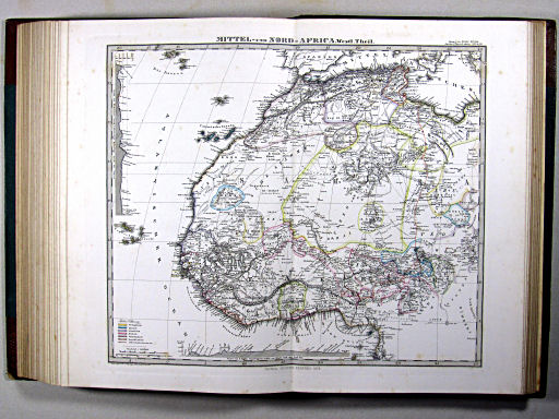Stielers Hand-Atlas, 1875
45a. Mittel- und Nord-Africa, Westl. Theil
