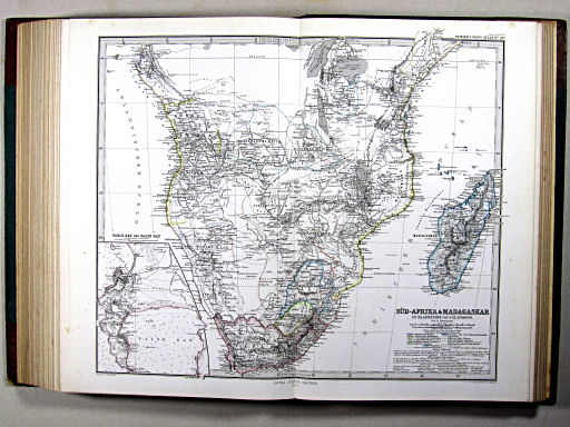 Stielers Hand-Atlas, 1875 ('oude' versie / 'old' version)
45c. Süd-Afrika & Madagaskar