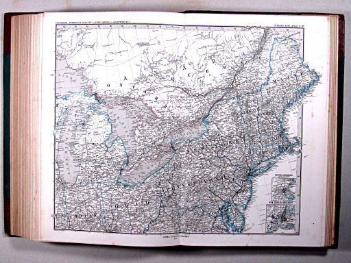 Stielers Hand-Atlas, 1875 ('oude' versie / 'old' version)
47c. Vereinigte Staaten von Nord-Amerika in 6 Blättern. Bl. 3