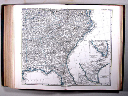 Stielers Hand-Atlas, 1875 ('oude' versie / 'old' version)
47f. Vereinigte Staaten von Nord-Amerika in 6 Blättern. Bl. 6