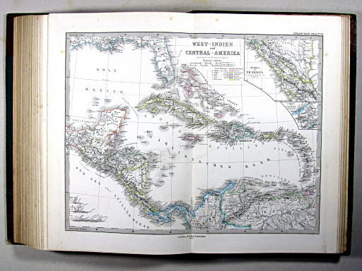 Stielers Hand-Atlas, 1875 ('oude' versie / 'old' version)
48. West-Indien und Central-America