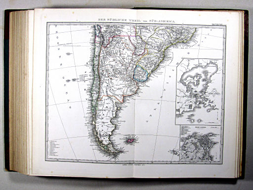 Stielers Hand-Atlas, 1875 ('oude' versie / 'old' version)
49c. Der südliche Theil von Süd-America
